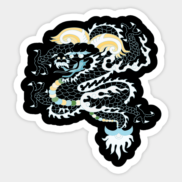 Dragon Sticker by cutequokka